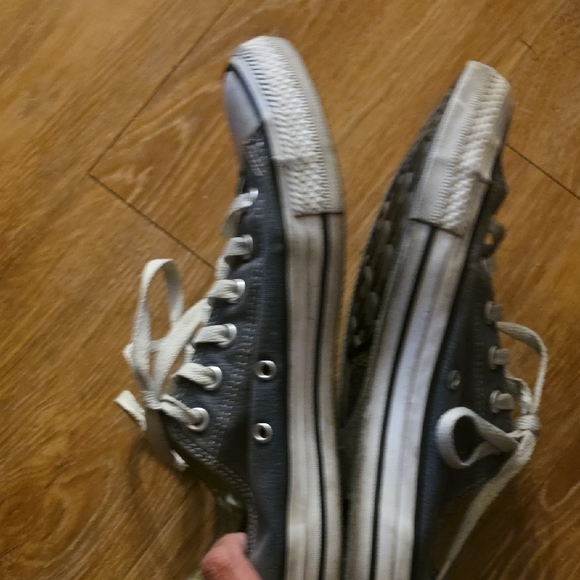 Converse All-Star Men's Charcoal Grey Sneakers Size 8 - Picture 4 of 7